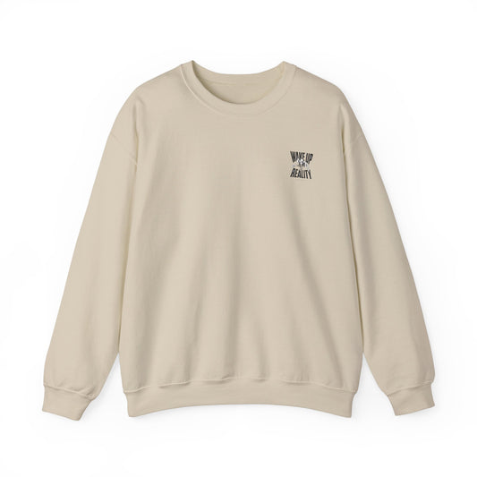 Unisex Heavy Blend™ Crewneck Sweatshirt - "Wake Up Reality" Inspirational Sweatshirt