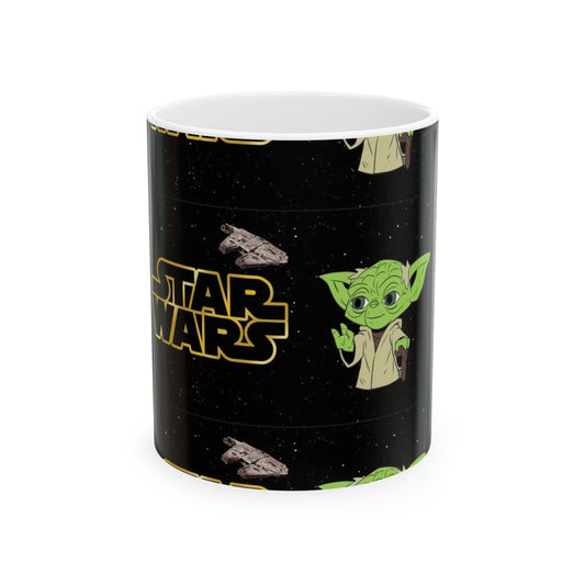 Star Wars Yoda Ceramic Mug - 11oz & 15oz Coffee Cup for Fans