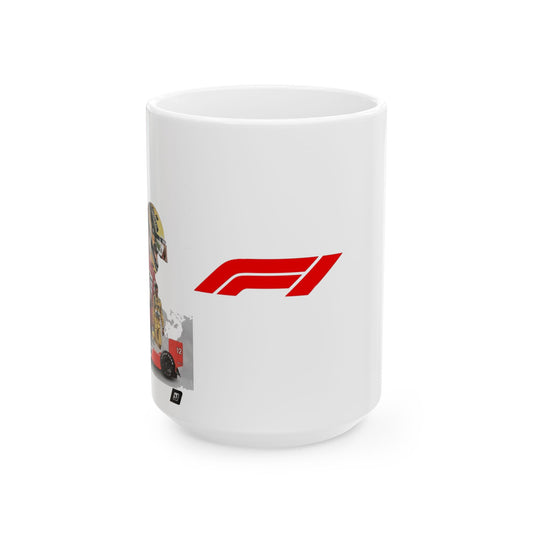 Formula 1 Champion Ceramic Mug - Perfect for Racing Fans