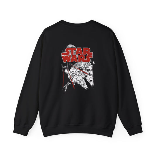 Unisex Star Wars Crewneck Sweatshirt - Vintage Sci-Fi Fan Apparel