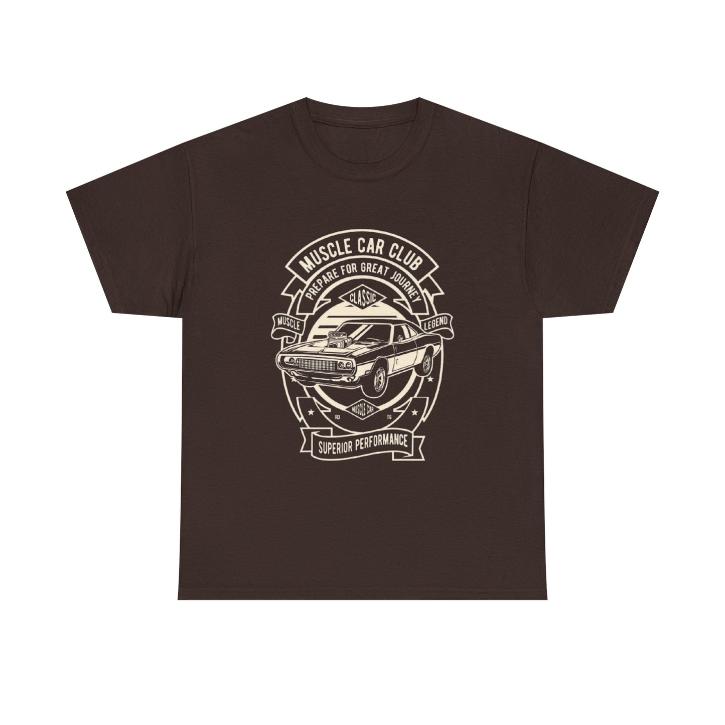 Muscle Car Club Unisex Heavy Cotton Tee - Perfect Gift for Car Enthusiasts