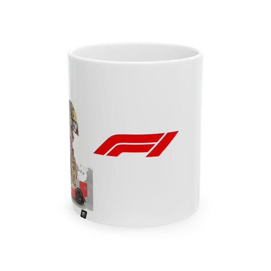 Formula 1 Champion Ceramic Mug - Perfect for Racing Fans
