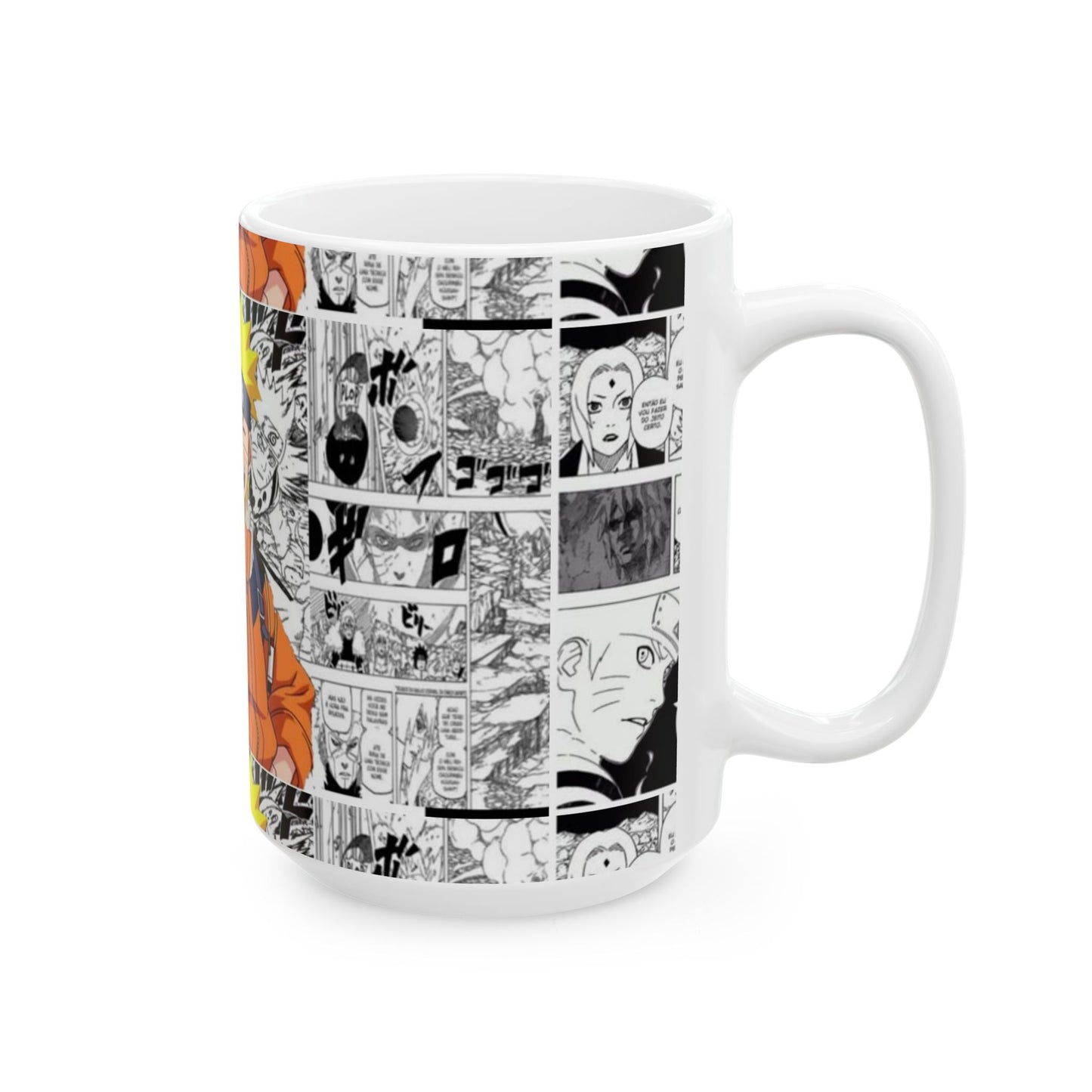Naruto Manga Comic Ceramic Mug - 11oz & 15oz - Perfect Gift for Anime Lovers