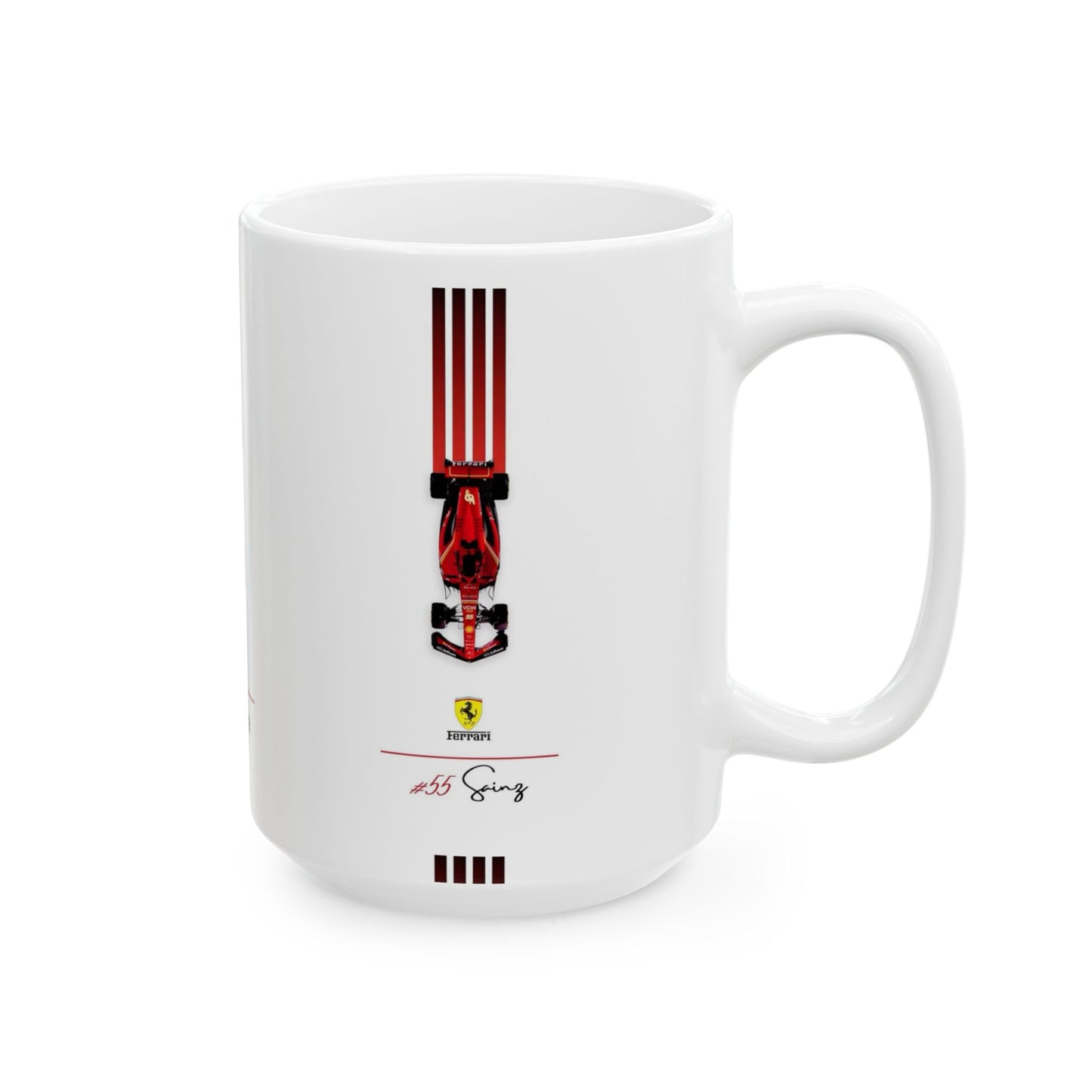 Ferrari Racing Ceramic Mug - 11oz & 15oz - Perfect Gift for Car Enthusiasts