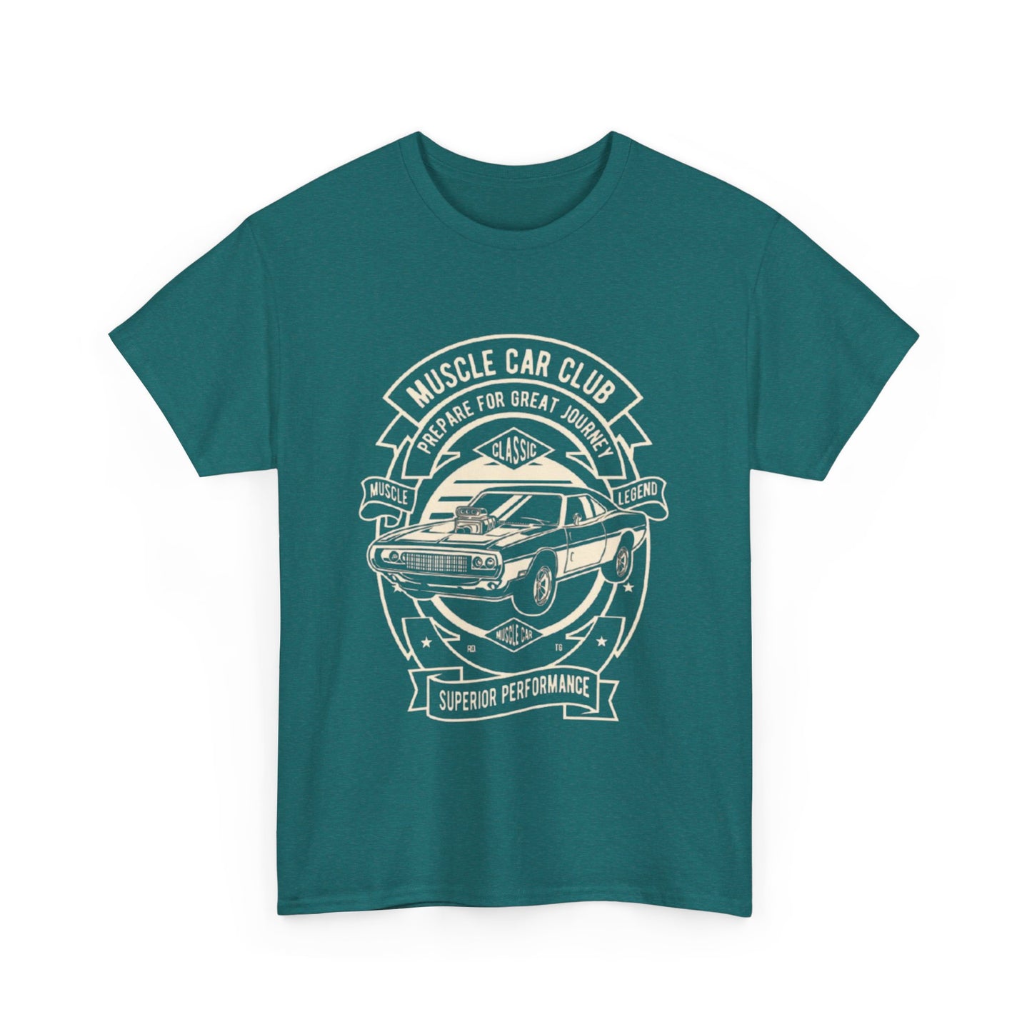 Muscle Car Club Unisex Heavy Cotton Tee - Perfect Gift for Car Enthusiasts