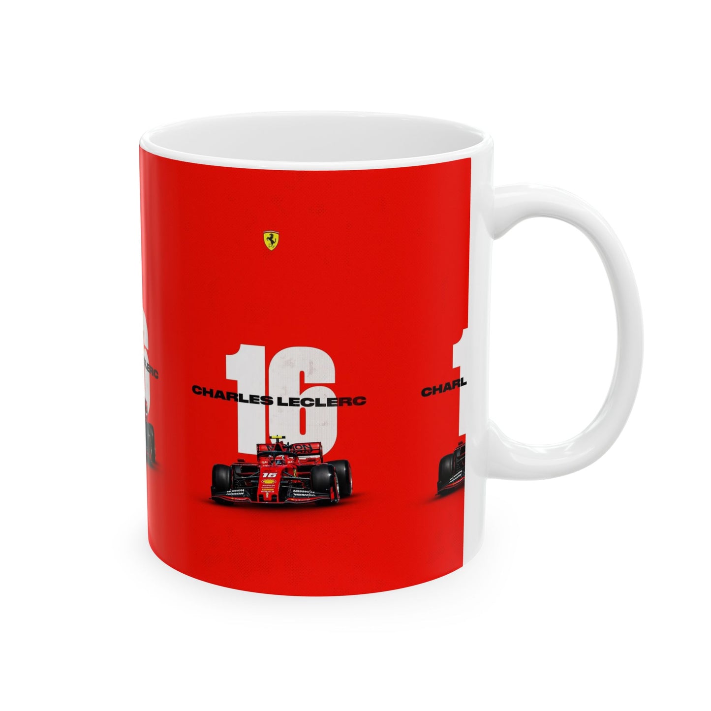 Charles Leclerc Racing Ceramic Mug - 11oz & 15oz