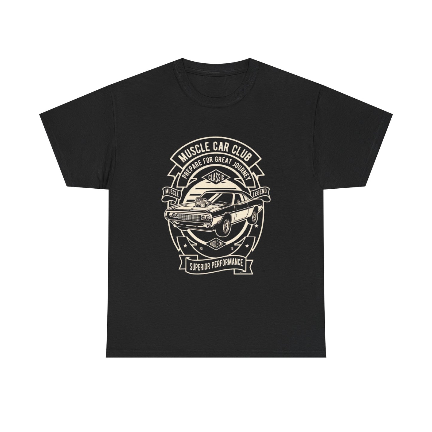 Muscle Car Club Unisex Heavy Cotton Tee - Perfect Gift for Car Enthusiasts