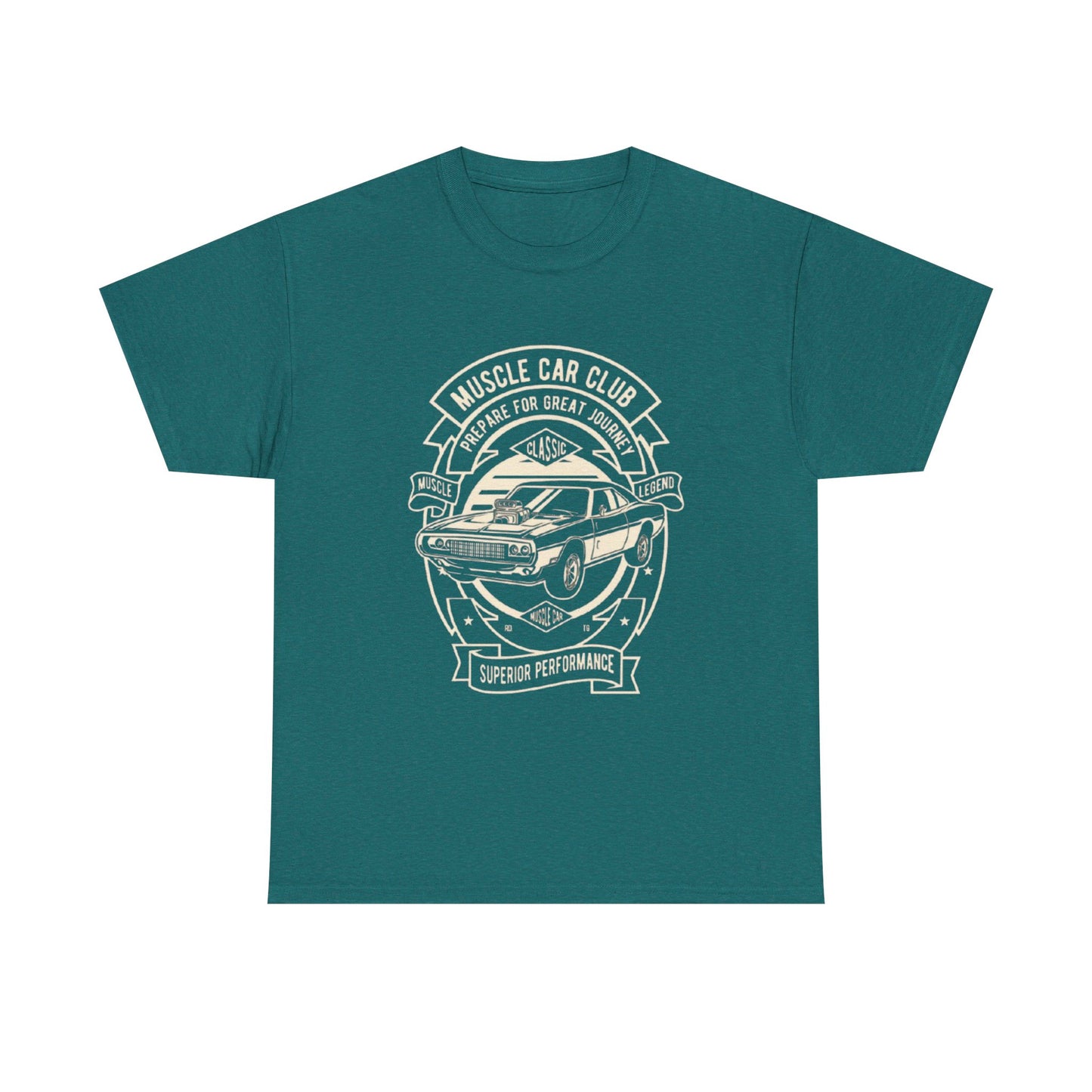 Muscle Car Club Unisex Heavy Cotton Tee - Perfect Gift for Car Enthusiasts