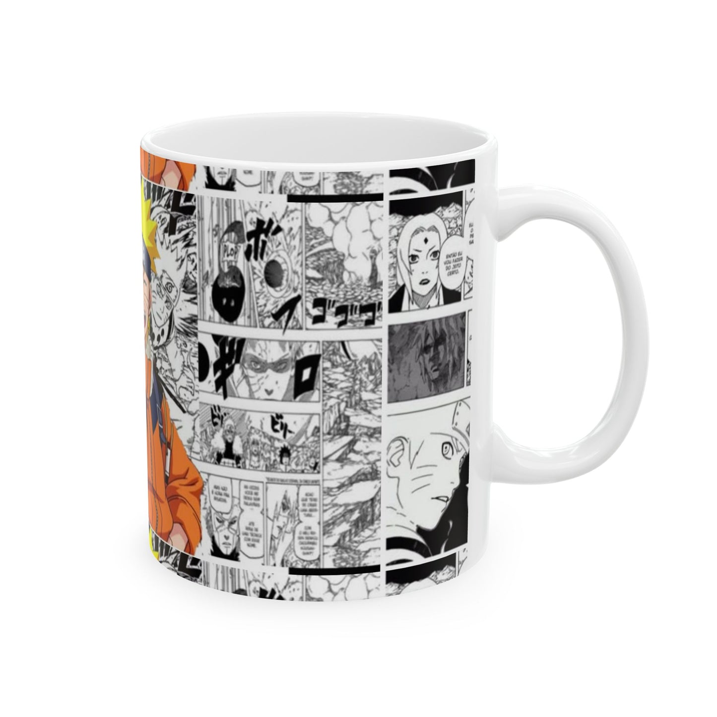 Naruto Manga Comic Ceramic Mug - 11oz & 15oz - Perfect Gift for Anime Lovers