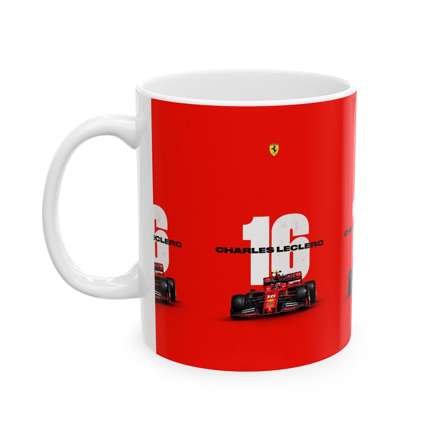 Charles Leclerc Racing Ceramic Mug - 11oz & 15oz