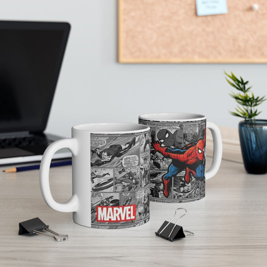 Classic Comic Spider-Man Ceramic Mug - 11oz & 15oz