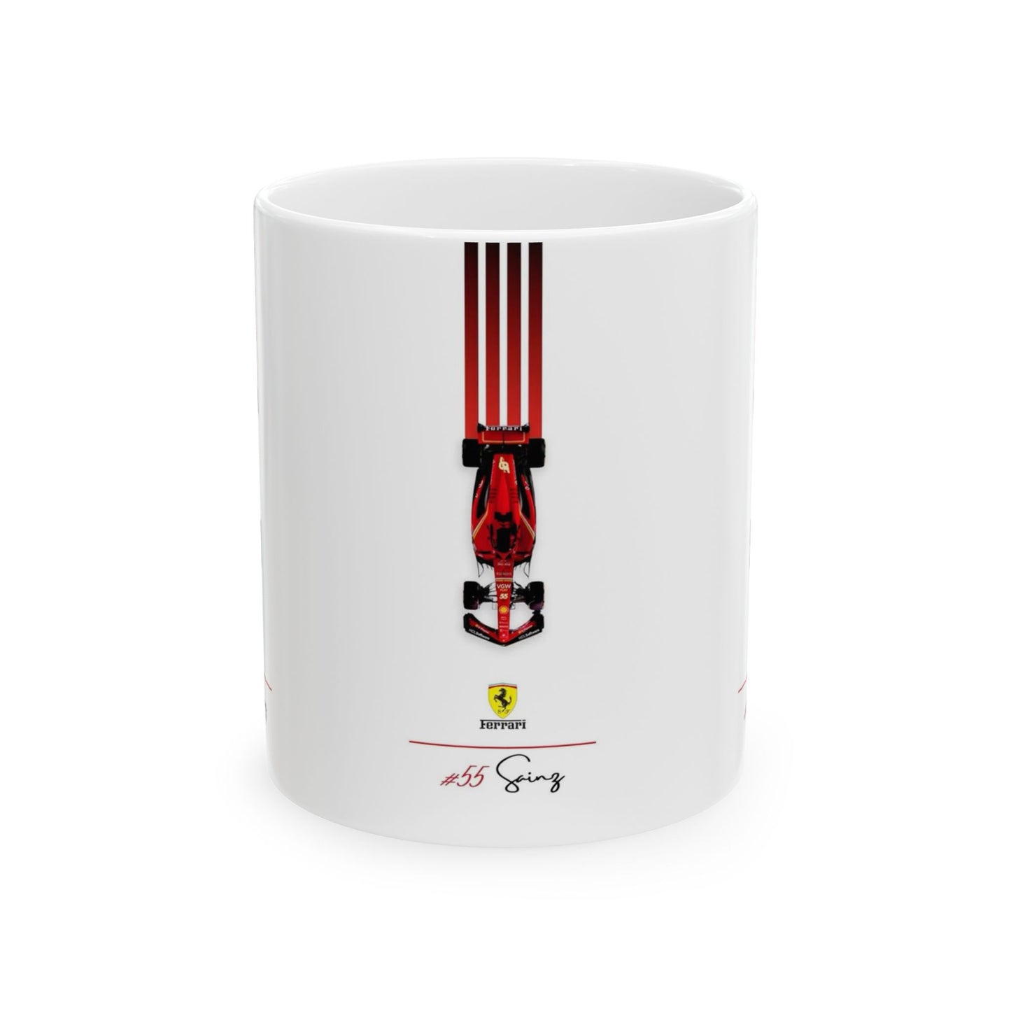 Ferrari Racing Ceramic Mug - 11oz & 15oz - Perfect Gift for Car Enthusiasts