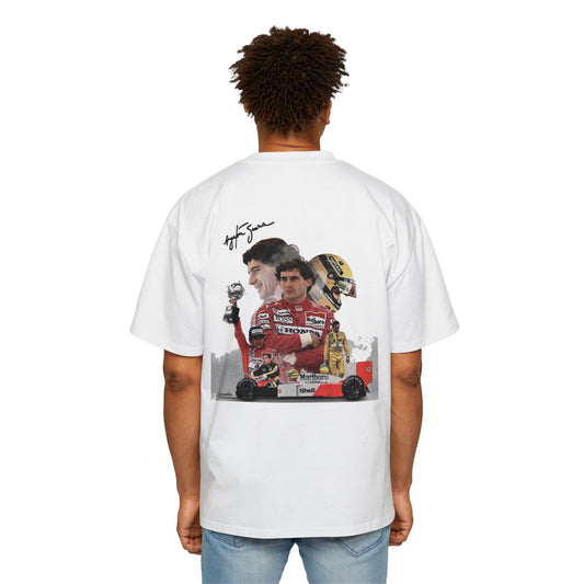 Men's Oversized Racing Tee - Ayrton Senna Tribute