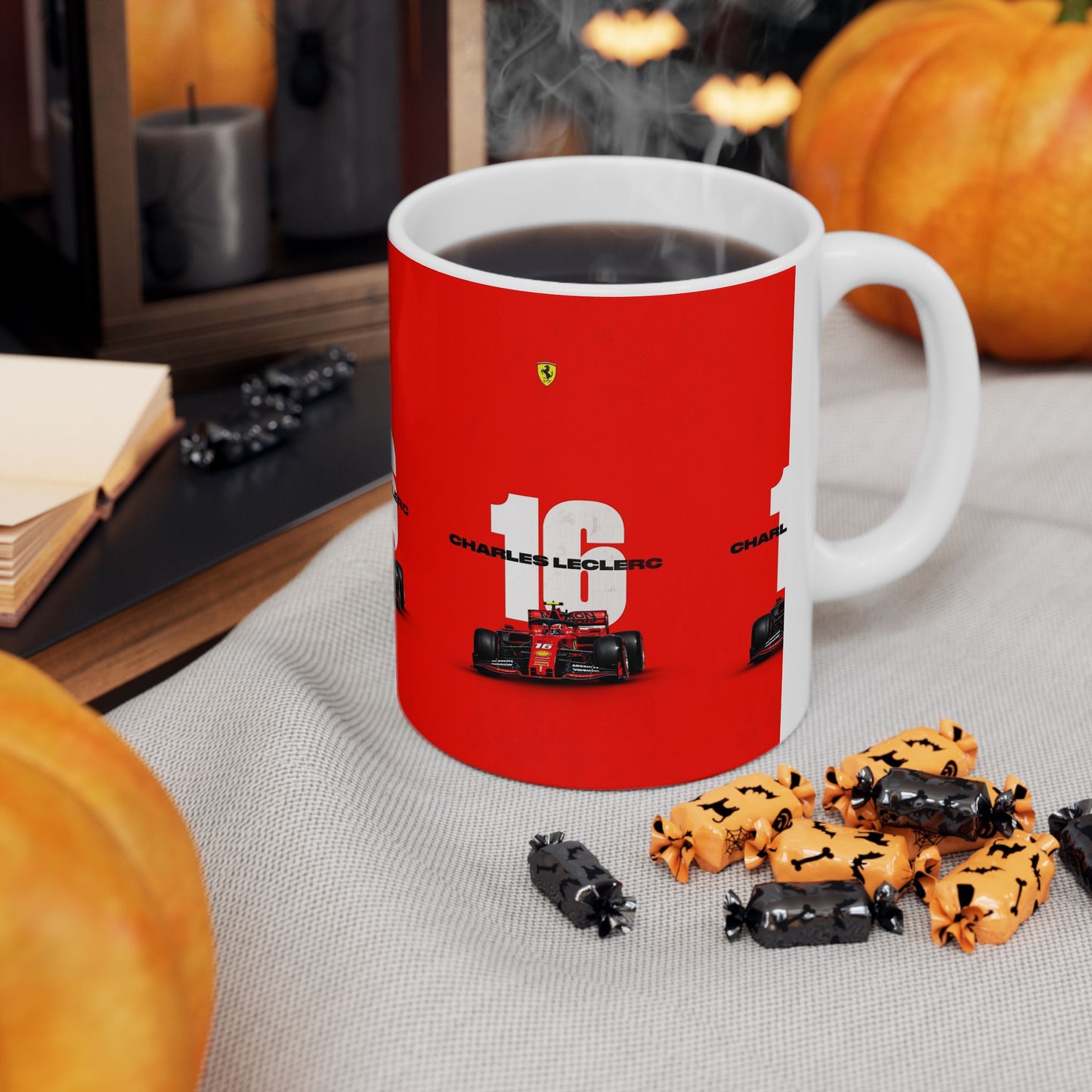 Charles Leclerc Racing Ceramic Mug - 11oz & 15oz