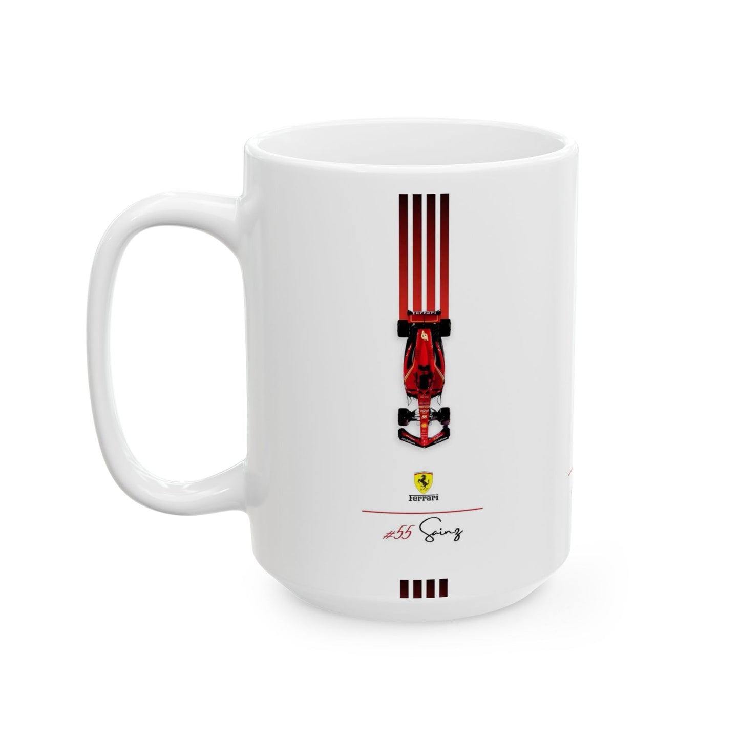 Ferrari Racing Ceramic Mug - 11oz & 15oz - Perfect Gift for Car Enthusiasts