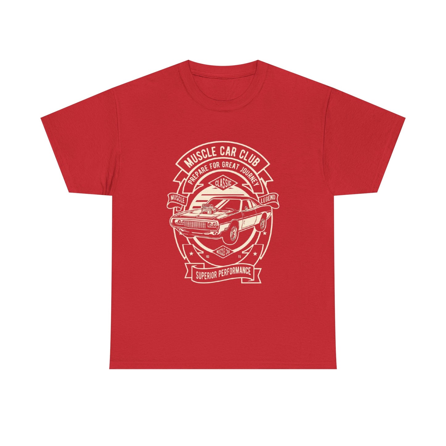 Muscle Car Club Unisex Heavy Cotton Tee - Perfect Gift for Car Enthusiasts