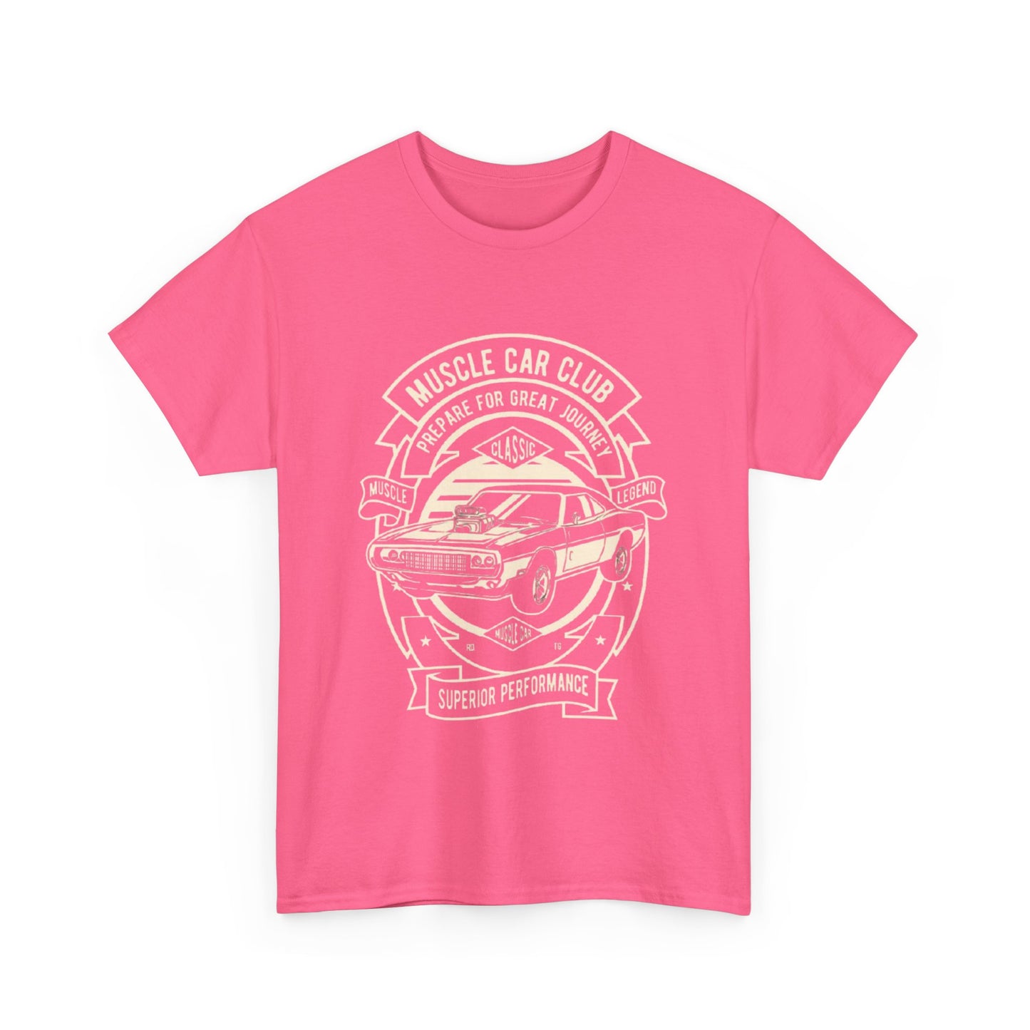 Muscle Car Club Unisex Heavy Cotton Tee - Perfect Gift for Car Enthusiasts