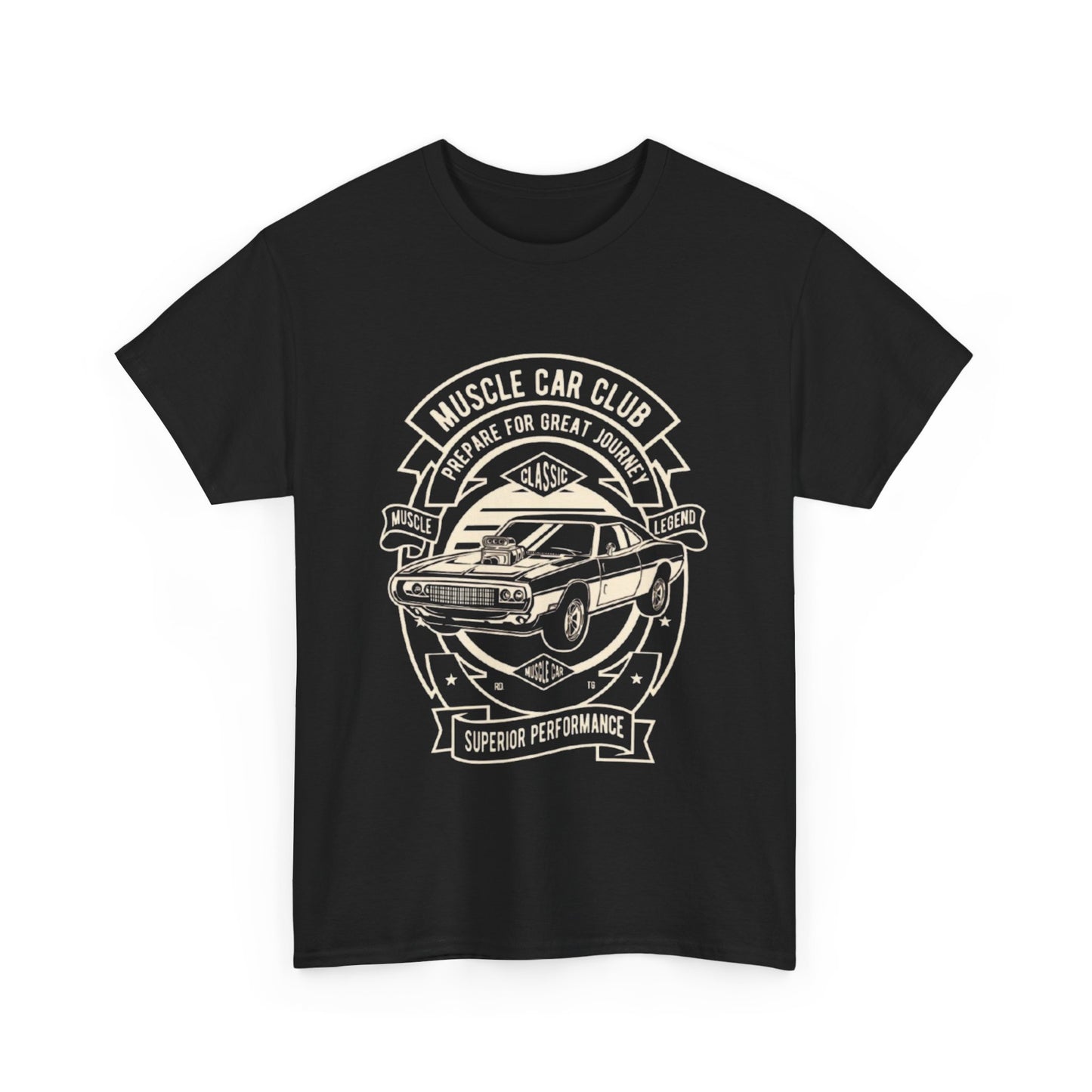Muscle Car Club Unisex Heavy Cotton Tee - Perfect Gift for Car Enthusiasts