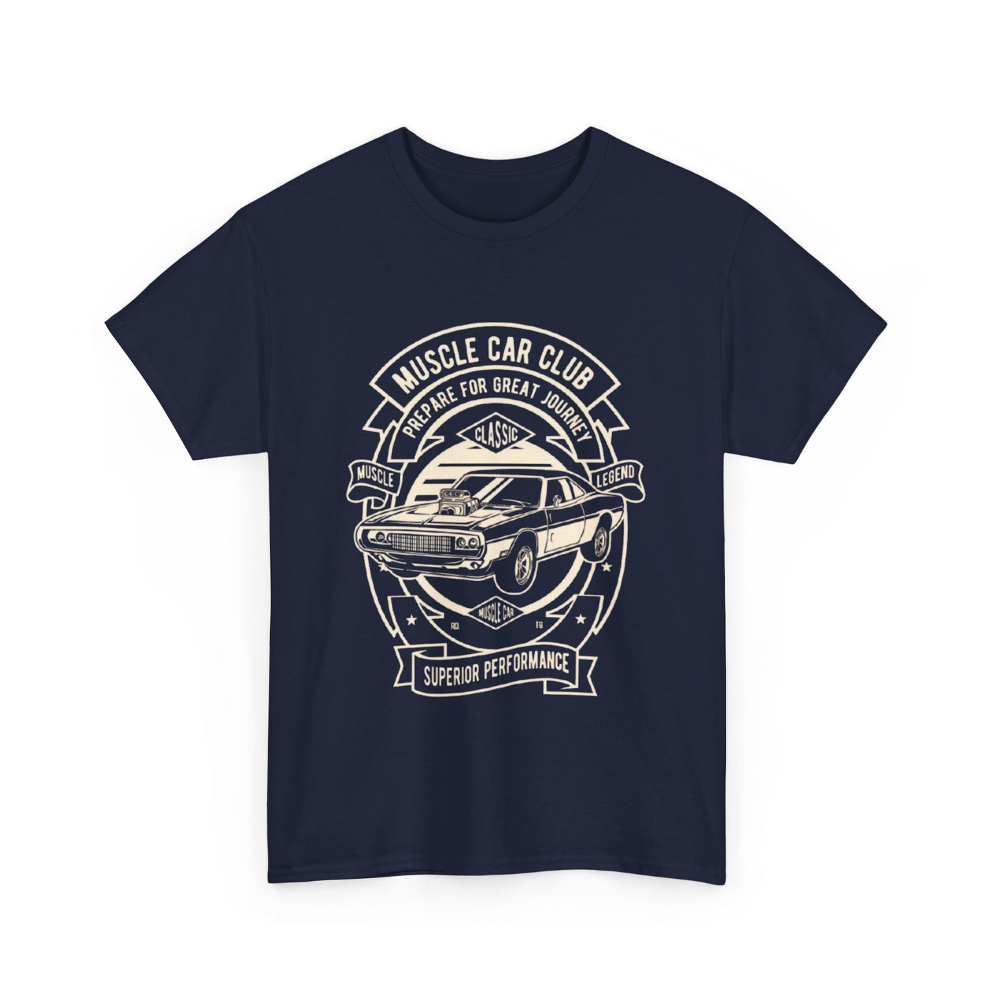 Muscle Car Club Unisex Heavy Cotton Tee - Perfect Gift for Car Enthusiasts