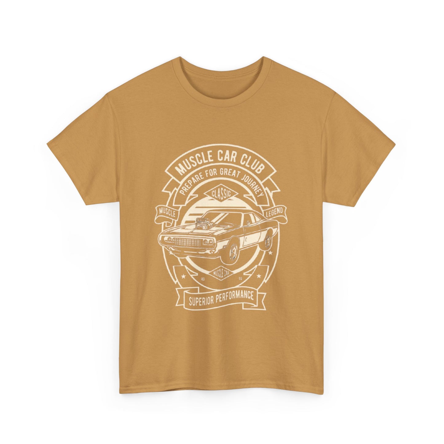 Muscle Car Club Unisex Heavy Cotton Tee - Perfect Gift for Car Enthusiasts