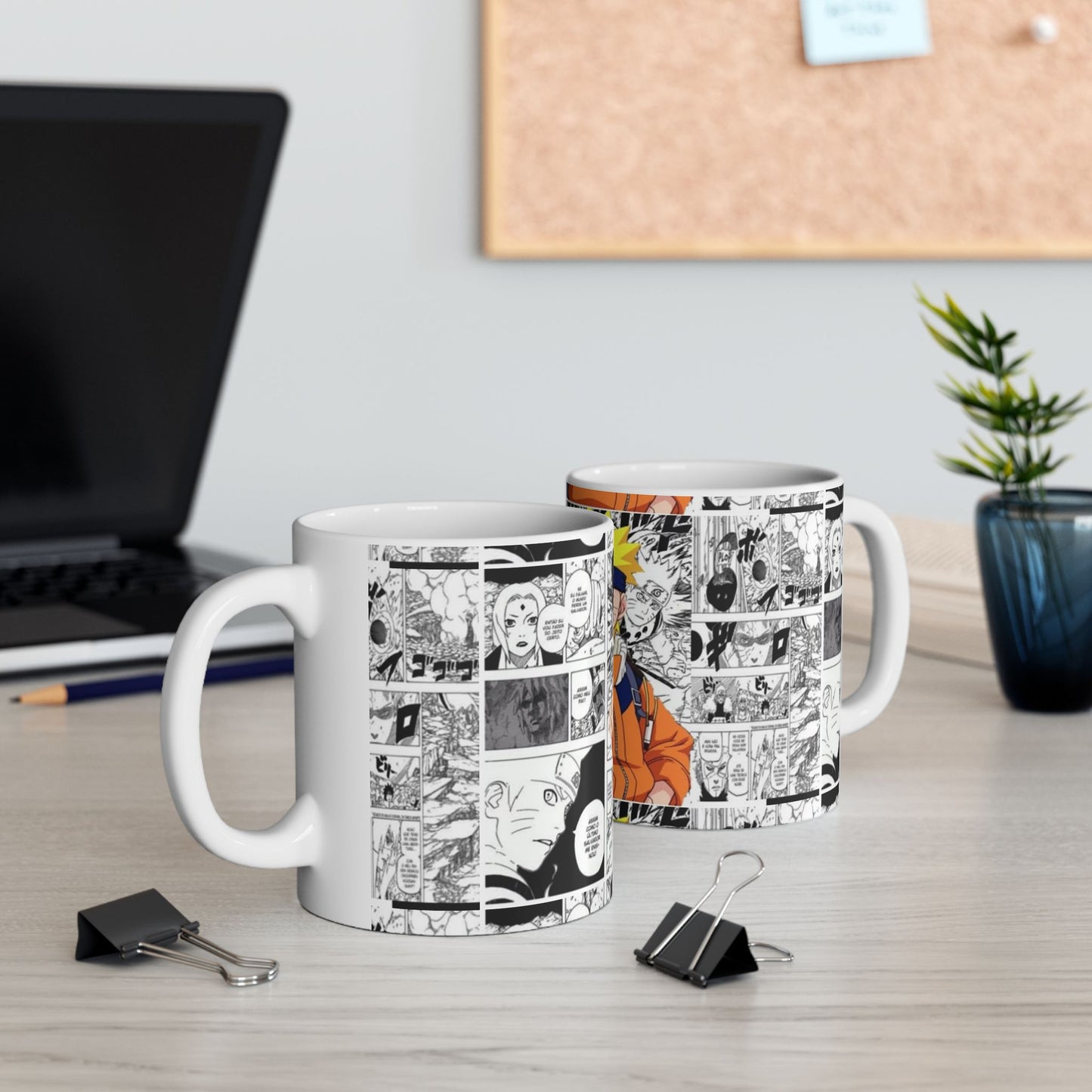 Naruto Manga Comic Ceramic Mug - 11oz & 15oz - Perfect Gift for Anime Lovers