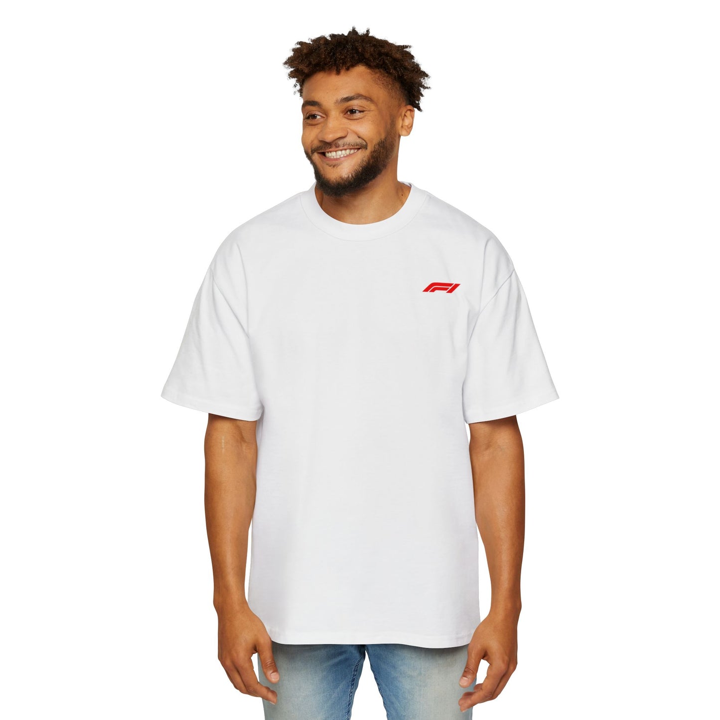 Men's Heavy Oversized Tee - Stylish Racing Graphic Tee for Motorsports Enthusiasts