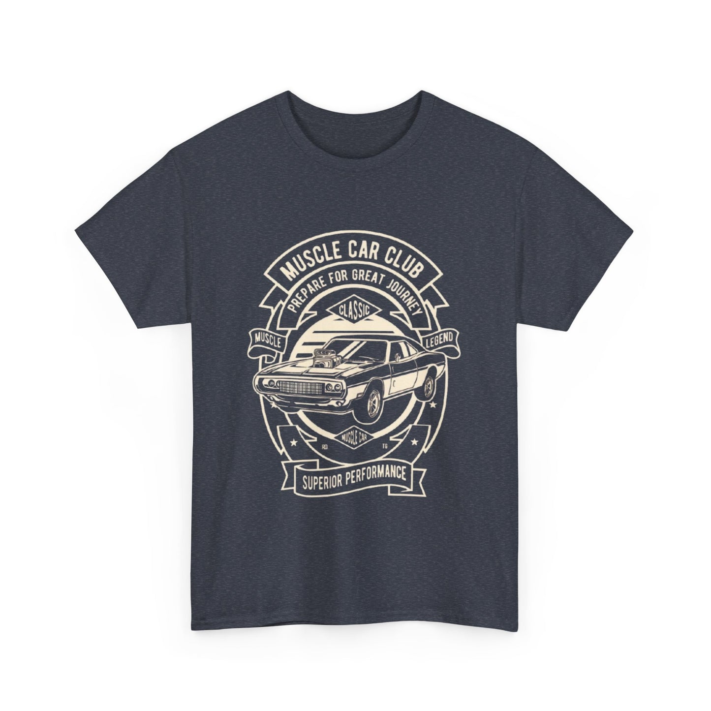 Muscle Car Club Unisex Heavy Cotton Tee - Perfect Gift for Car Enthusiasts