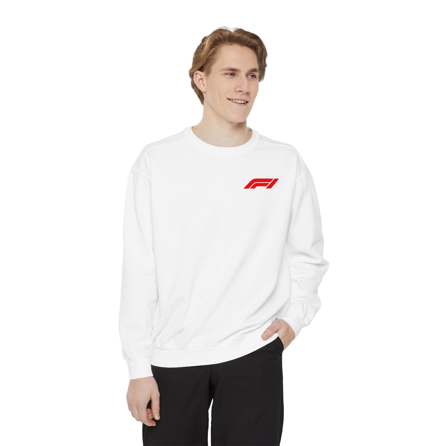 Charles Leclerc Formula 1 Sweatshirt - Unisex Garment-Dyed Crew