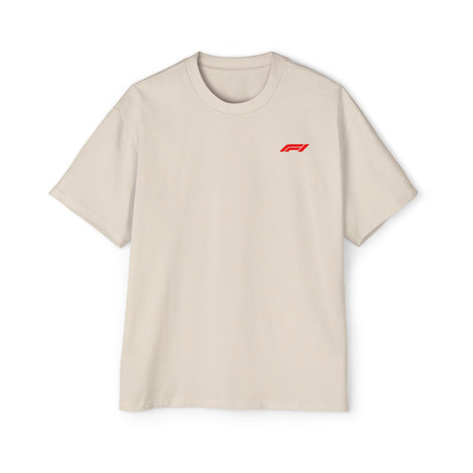 Men's Heavy Oversized Tee - Stylish Racing Graphic Tee for Motorsports Enthusiasts