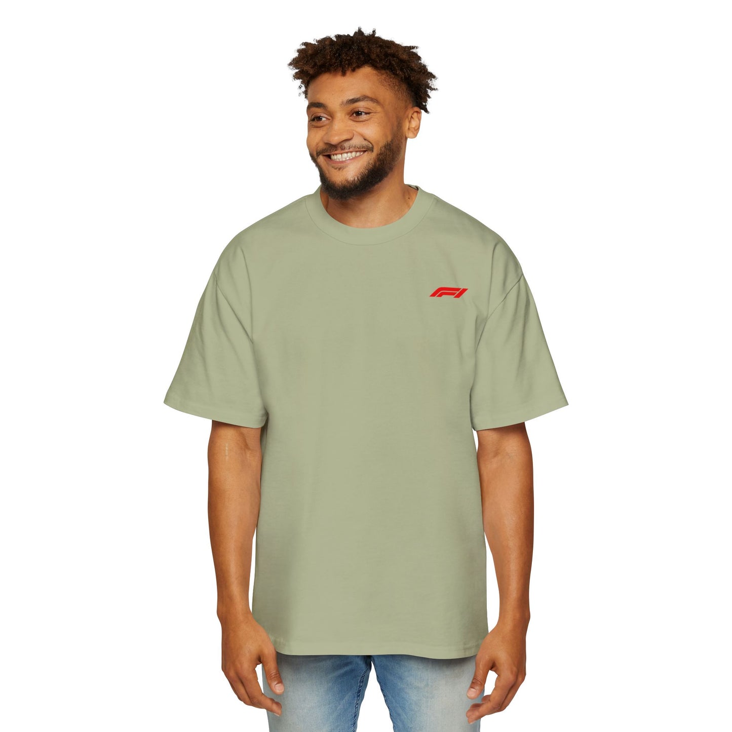 Men's Heavy Oversized Tee - Stylish Racing Graphic Tee for Motorsports Enthusiasts