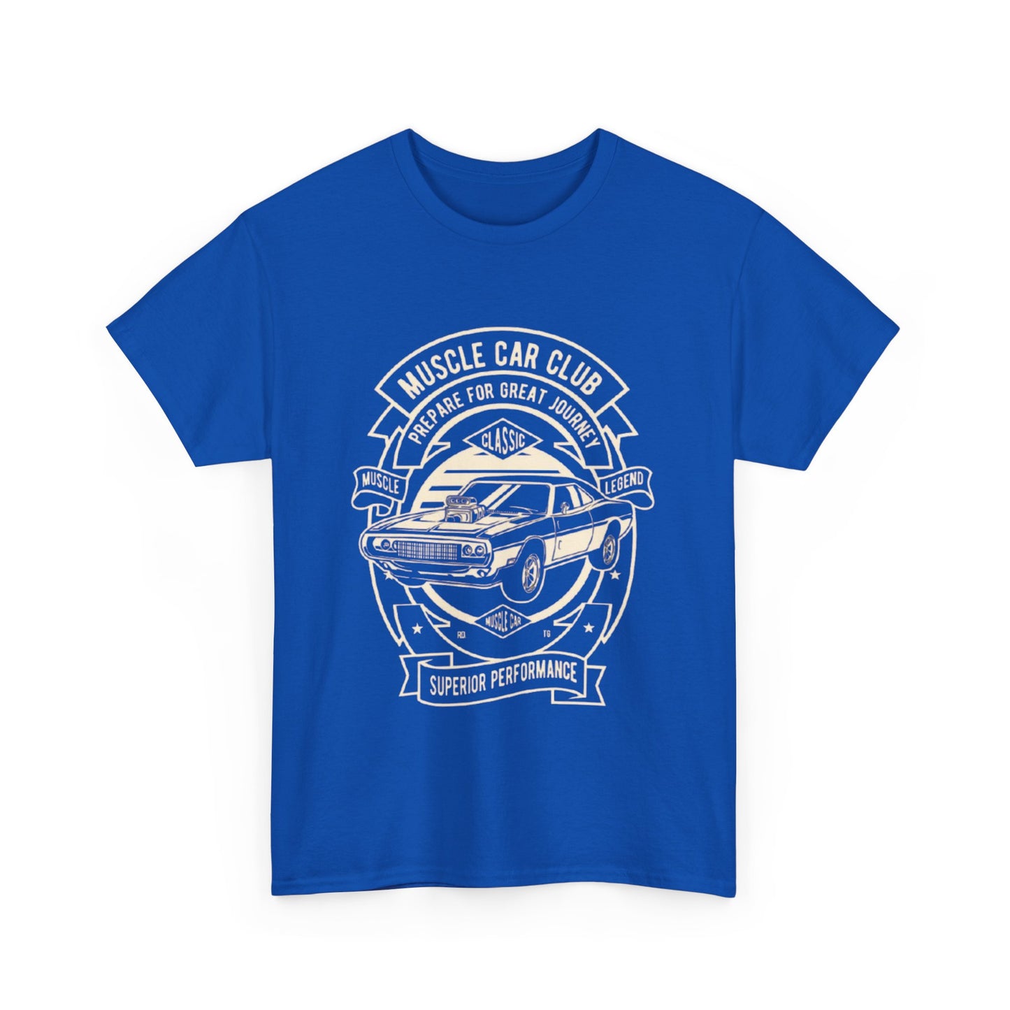 Muscle Car Club Unisex Heavy Cotton Tee - Perfect Gift for Car Enthusiasts