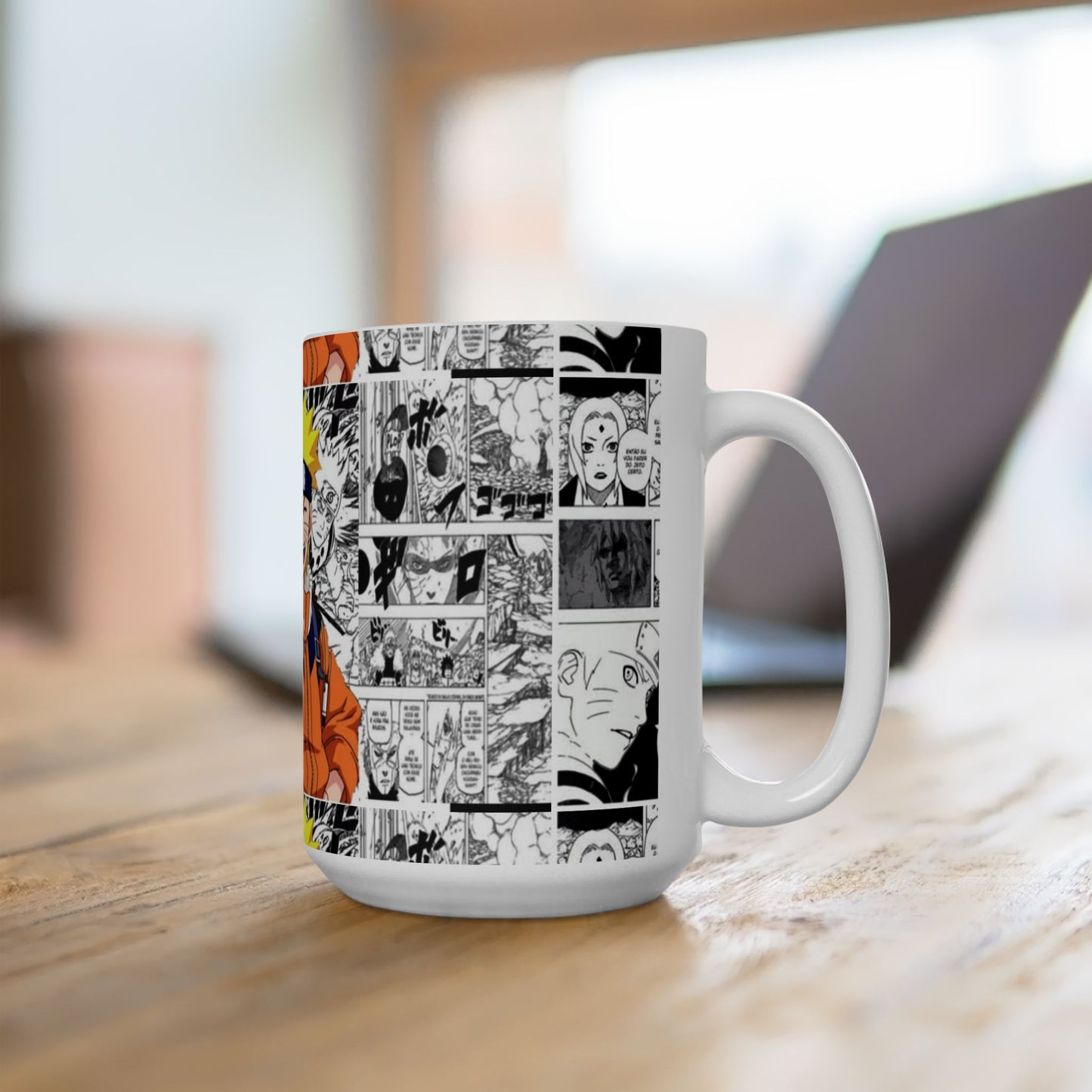 Naruto Manga Comic Ceramic Mug - 11oz & 15oz - Perfect Gift for Anime Lovers
